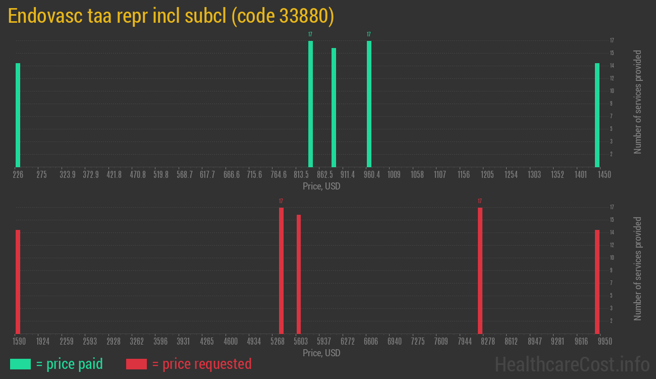 Endovasc taa repr incl subcl